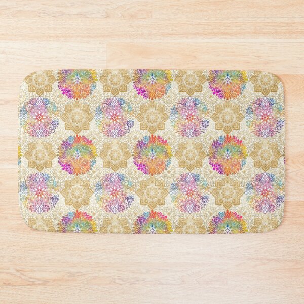 Item preview, Colorful Rainbow Mandala Pattern designed and sold by PirateAvocado.