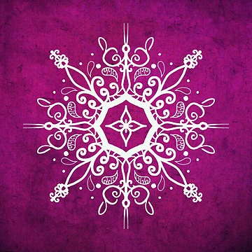 Artwork thumbnail, Mandala Raspberry by Patricia Lintner