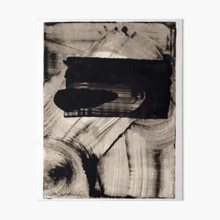 Woman In Ink B Art Board Print