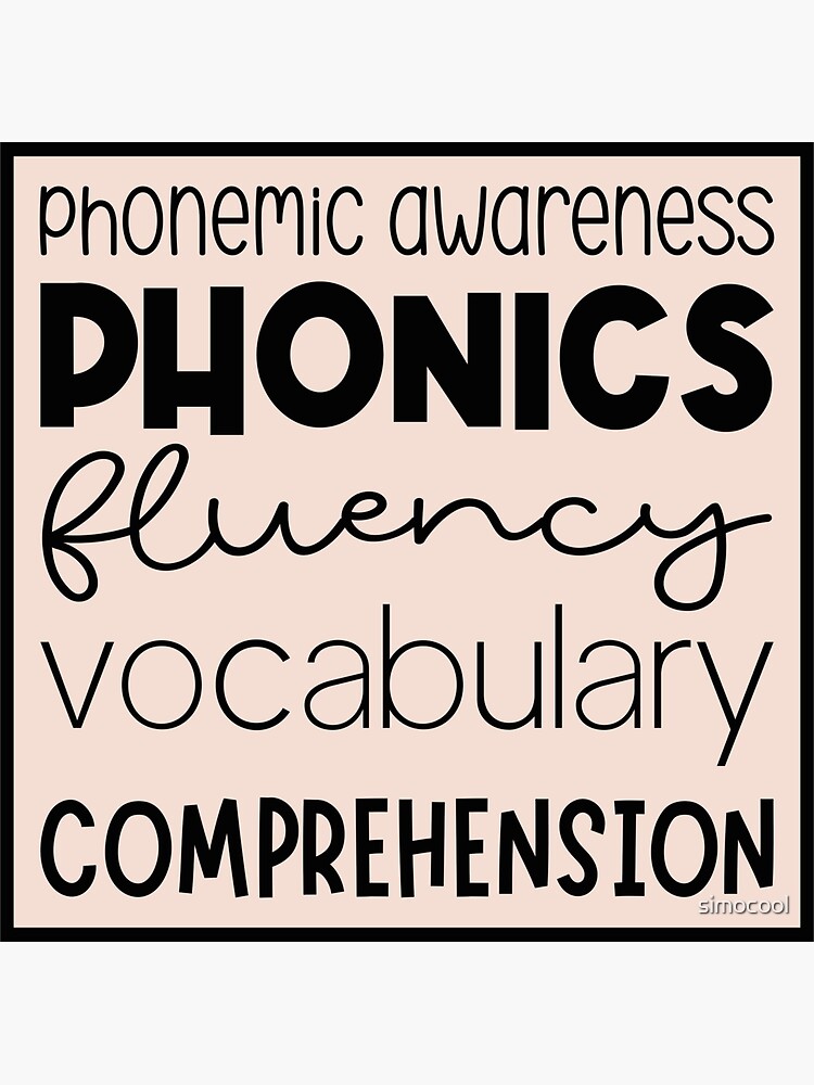"Phonemic Awareness Science of Reading Reading Teacher Phonics Fluency