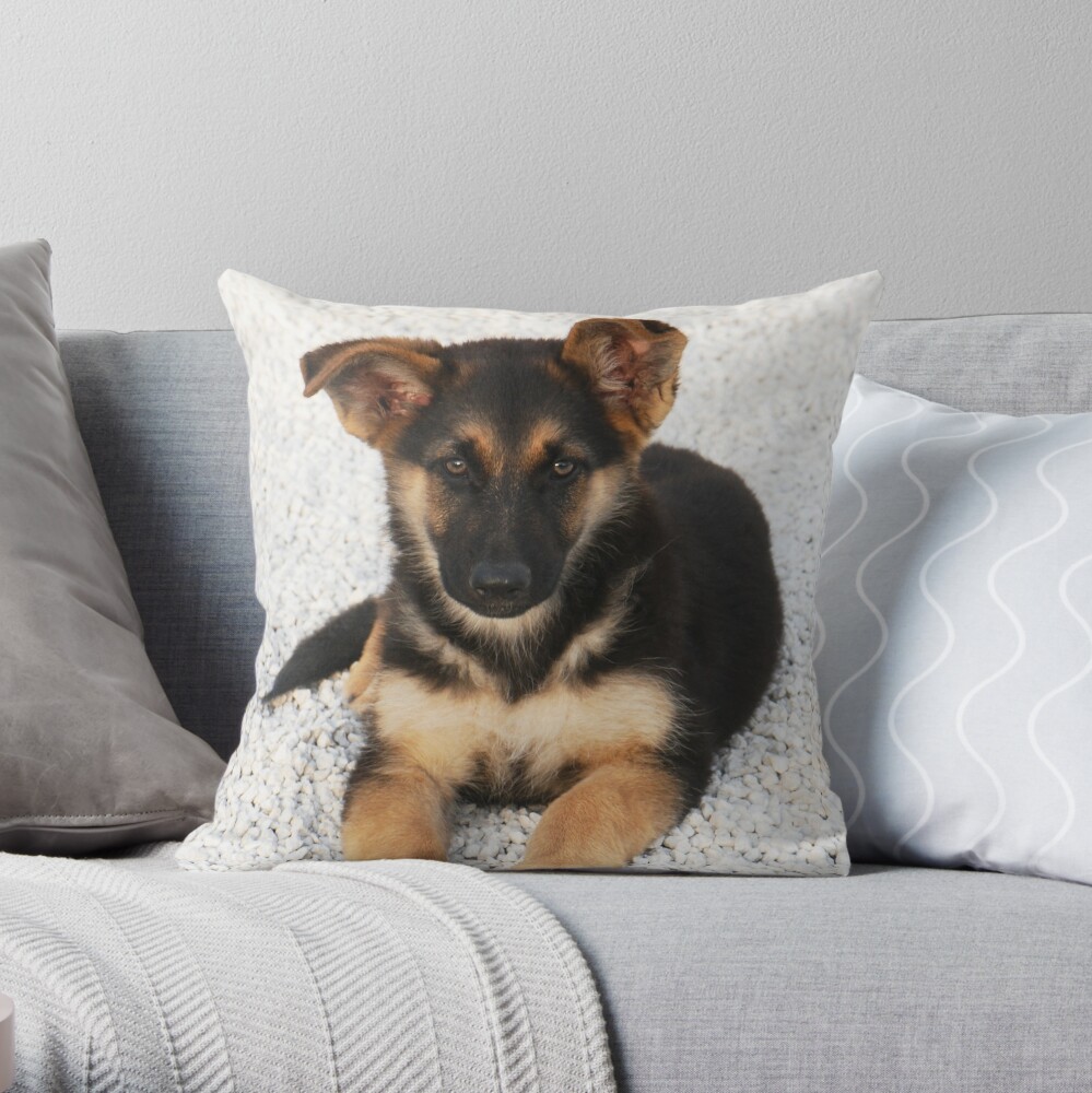 german shepherd throw pillow