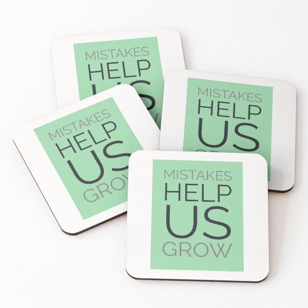 Item preview, Mistakes Help Us Grow Text Design designed and sold by RiyonArts.