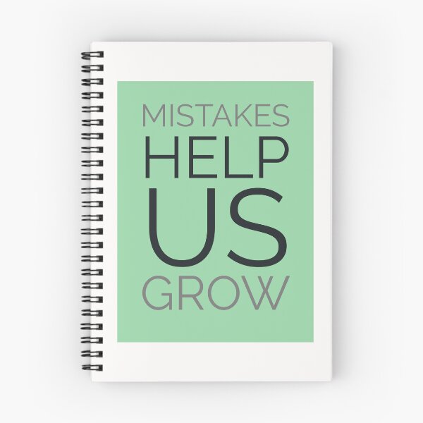 Item preview, Mistakes Help Us Grow Text Design designed and sold by RiyonArts.