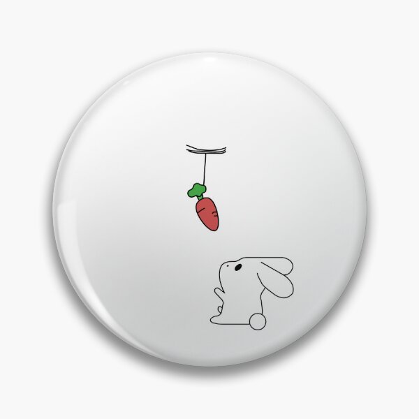 Item preview, Cute bunny looking at a carrot designed and sold by ahlam othman.
