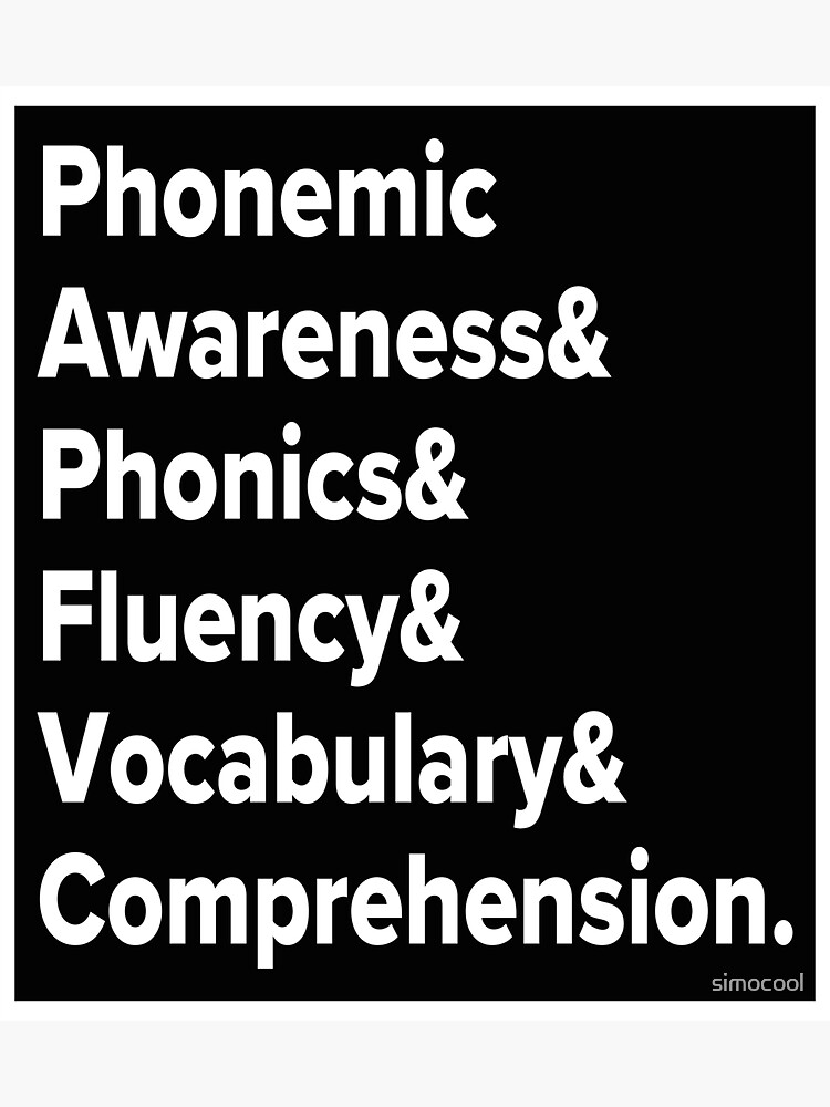 " Phonemic Awareness Science of Reading Reading Teacher Phonics Fluency