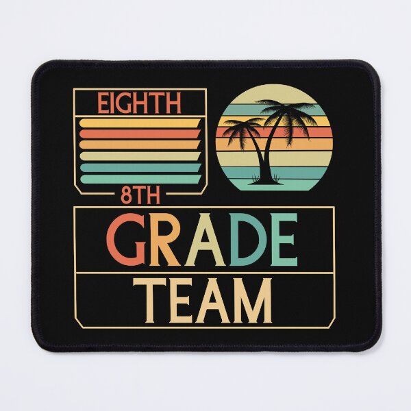 Item preview, Eighth Grade Team Retro Groovy Teacher Happy 8th Day Of School  designed and sold by Rami Khalifah.