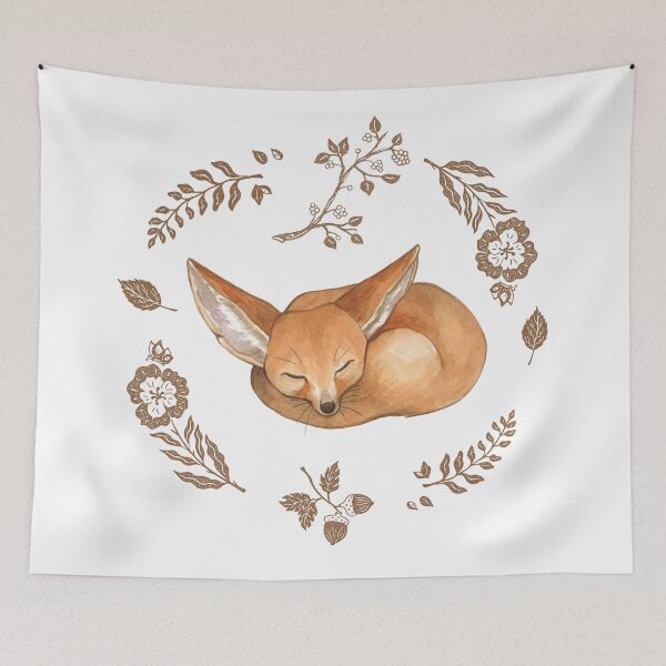 Item preview, Just a girl who loves fennec - cute illustration- fox designed and sold by SICK-SENSE.