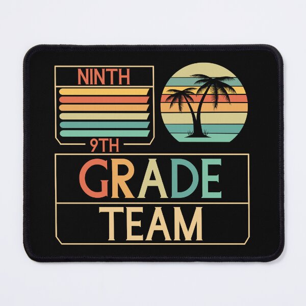Item preview, Ninth Grade Team Retro Groovy Teacher Happy 9th Day Of School  designed and sold by Rami Khalifah.