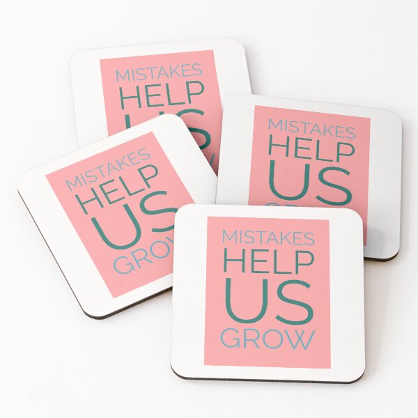 Item preview, Mistakes Help Us Grow Text Design designed and sold by RiyonArts.