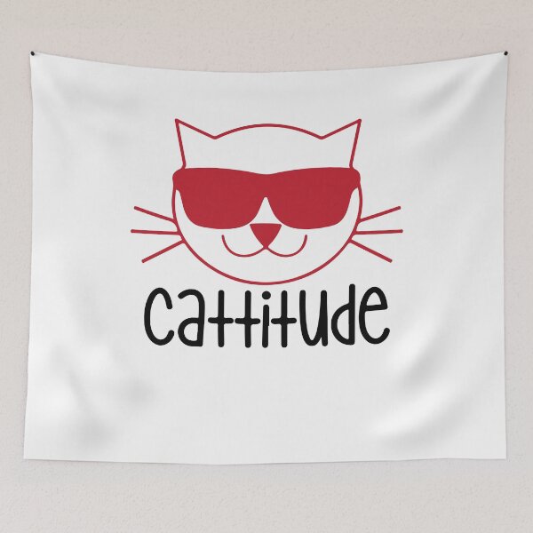 Item preview, cattitude designed and sold by MallsD.