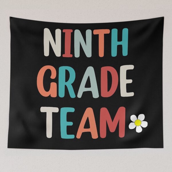 Item preview, Ninth Grade Team Retro Groovy Teacher Happy 9th Day Of School  designed and sold by Rami Khalifah.