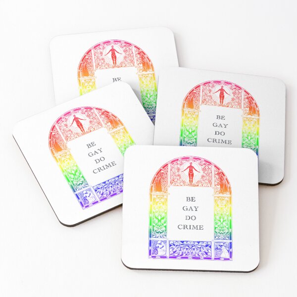 Item preview, Be Gay Do Crime on white designed and sold by khurst.