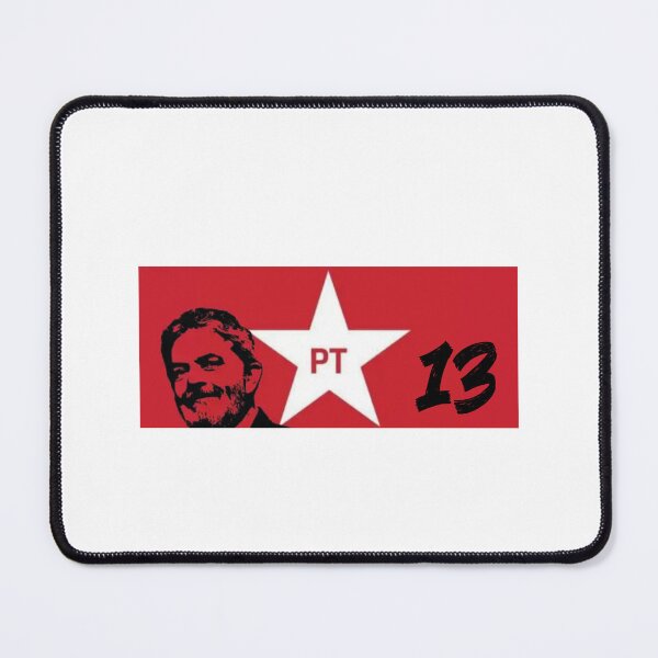Item preview, Lula PT 13 Presidente - Bandeira Vermelha designed and sold by NiceShirtY.