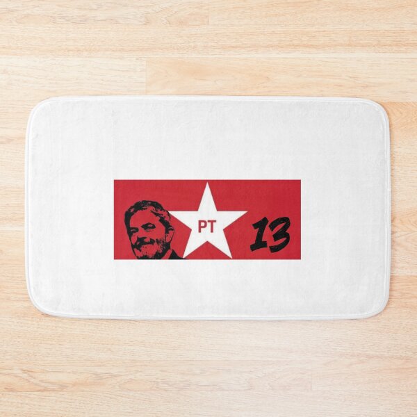 Item preview, Lula PT 13 Presidente - Bandeira Vermelha designed and sold by NiceShirtY.