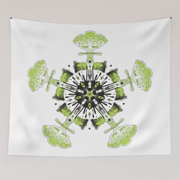 Item preview, WARHEAD MANDALA designed and sold by kkunstmann.