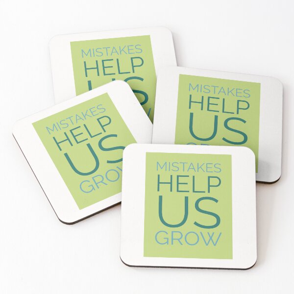 Item preview, Mistakes Help Us Grow Text Design designed and sold by RiyonArts.