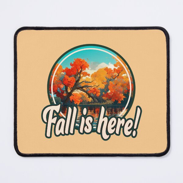 Item preview, Fall Is Here! || Cute Autumn Landscape by the Lake designed and sold by MadSwellDesigns.