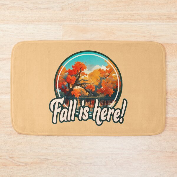 Item preview, Fall Is Here! || Cute Autumn Landscape by the Lake designed and sold by MadSwellDesigns.