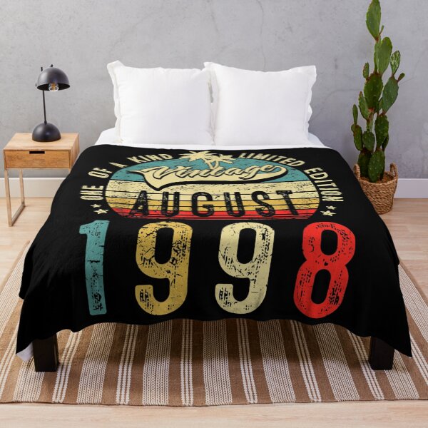 Item preview, 24 Years Old Vintage August 1998 24th Birthday Men Women  designed and sold by sarahbennetth.
