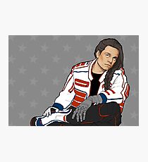 biker babe Photographic Print