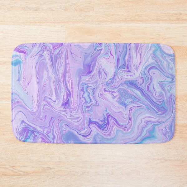 Item preview, Purple and Blue Digital Fluid Art Experiment 1 designed and sold by LuxeHurricane.