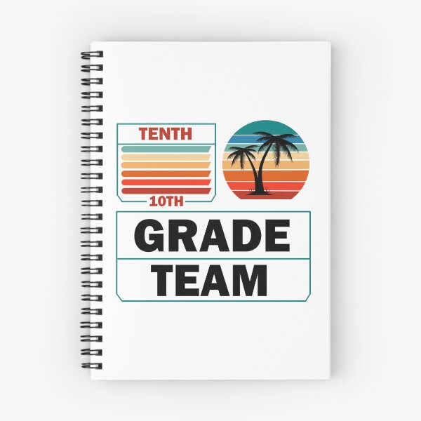 Item preview, Tenth Grade Team Retro Groovy Teacher Happy 10th Day Of School  designed and sold by Rami Khalifah.