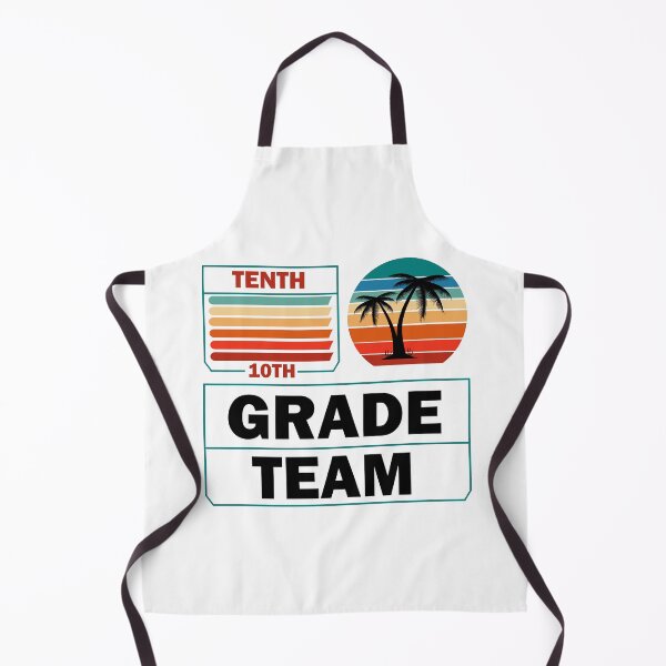Item preview, Tenth Grade Team Retro Groovy Teacher Happy 10th Day Of School designed and sold by Rami Khalifah.