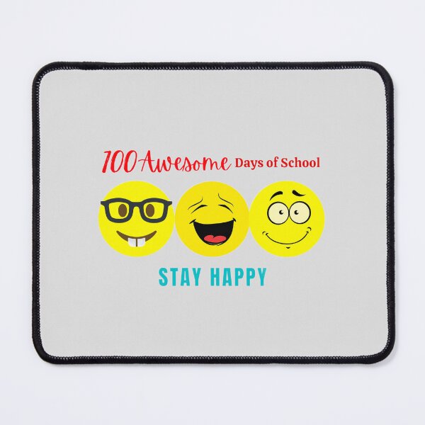 Item preview, 100 Awesome Days Of School Stay Happy Version designed and sold by BestTeacher.