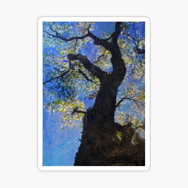 Cottonwoods Looking UP Sticker