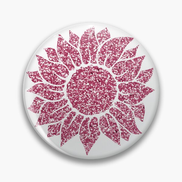 Item preview, Pink Glitter SunFlower  designed and sold by TrendyGlitter.