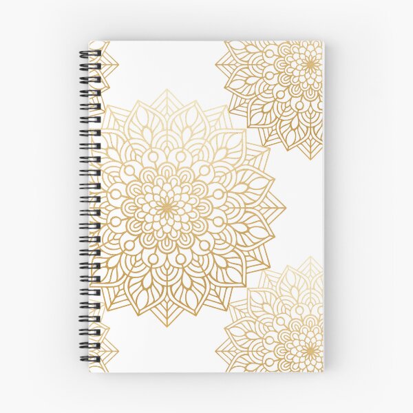 Item preview, Gold on White Mandala Pattern designed and sold by PirateAvocado.