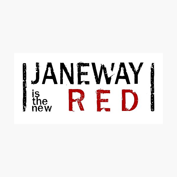 Item preview, Janeway is the new Red designed and sold by khurst.