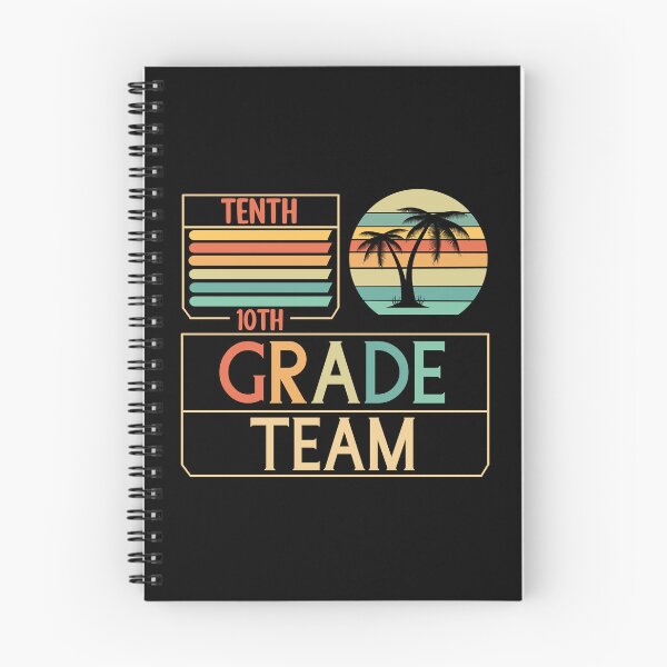 Item preview, Tenth Grade Team Retro Groovy Teacher Happy 10th Day Of School  designed and sold by Rami Khalifah.