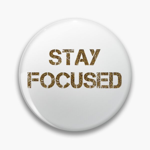 Item preview, Stay focused - gold  designed and sold by UNIX-G.