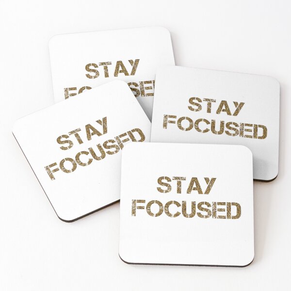 Item preview, Stay focused - gold  designed and sold by UNIX-G.