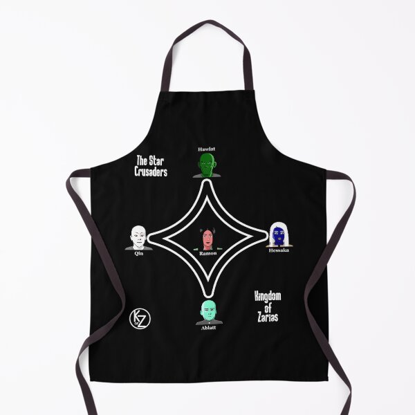 Item preview, The Star Crusaders (Ramon, Qin, Hessaka, Ablatt, and Hawlat) designed and sold by Greenwood2112.