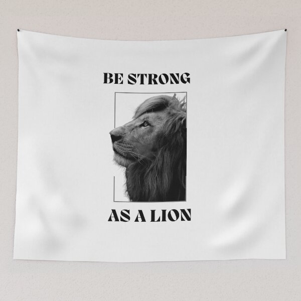 Item preview, Be strong as a lion Essential T-Shirt ⭐⭐⭐⭐ designed and sold by Rinbucket.