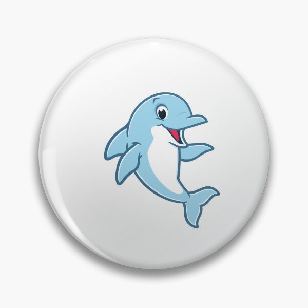 Item preview, CUTE HAPPY DOLPHIN |CARTOON IMAGE designed and sold by Carolp05.