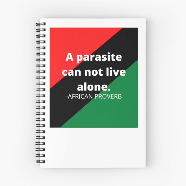 Item preview, African proverb: A parasite can not live alone. designed and sold by AfricanProverbs.