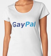 GayPal - Parody Logo - LGBTQ+ Women's Premium T-Shirt
