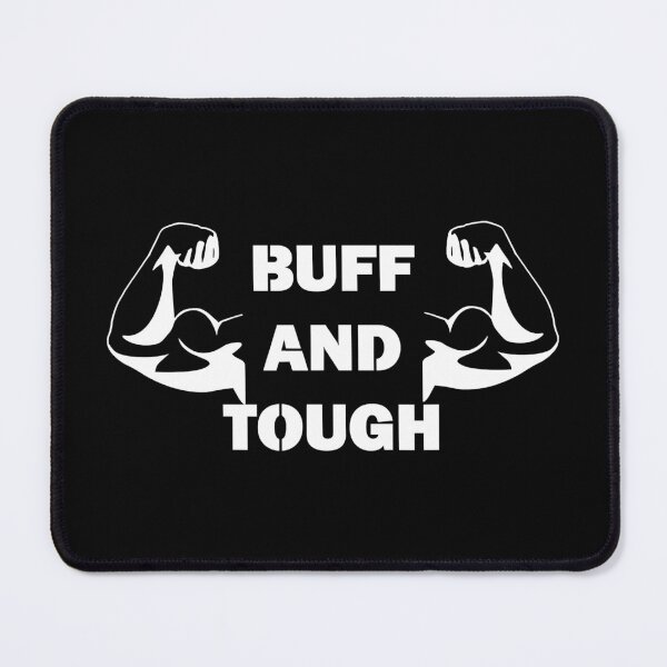 Item preview, Buff And Tough Sarcastic Weightlifting designed and sold by GeorgiHeyward.