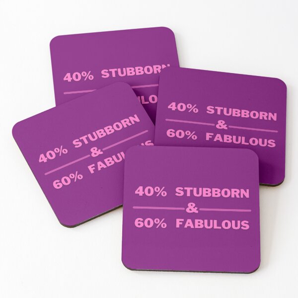 Item preview, Stubborn and fabulous designed and sold by moxdesign.