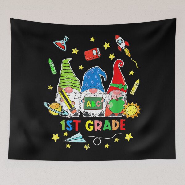Item preview, Gnomes 1st Grade Crew First Day Teacher Back To School  designed and sold by sarahbennetth.