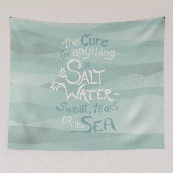 Item preview, The Cure for Anything is Salt Water: Sweat, Tears, or the Sea designed and sold by wickedpaper.