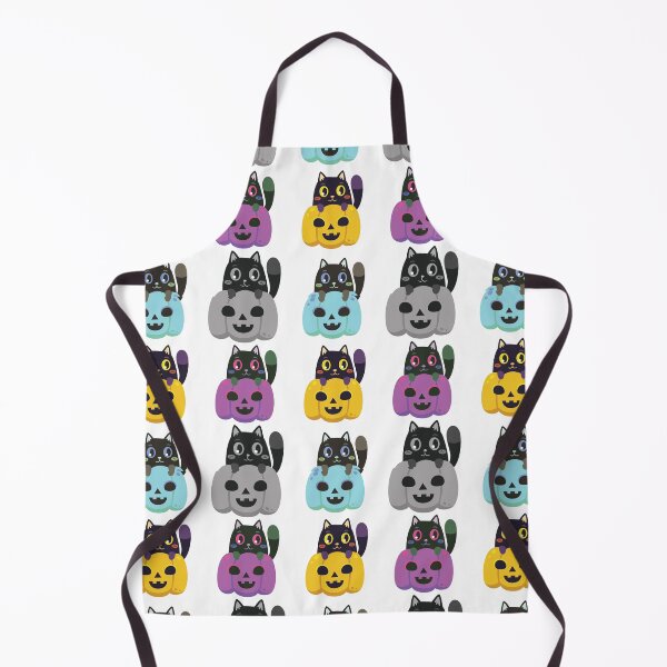 Item preview, Seamless cute Halloween cat pattern designed and sold by darshants.