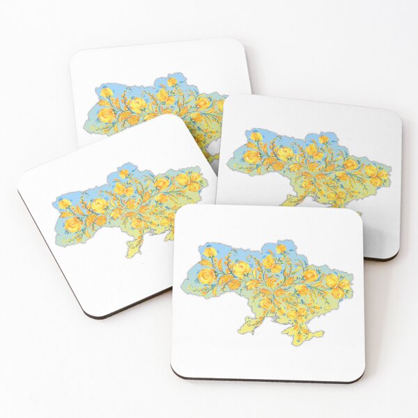 Item preview, Ukrainian art Petrykivsk art Map of Ukraine flowers designed and sold by Sunflower-7.