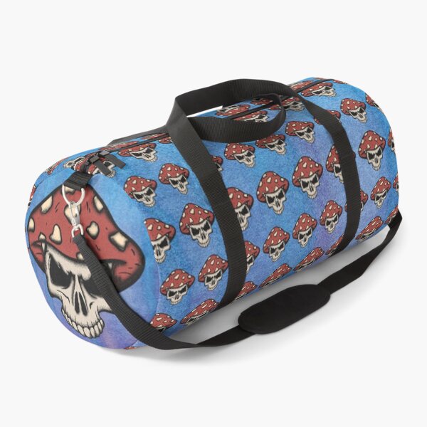 Multicolored Skull outlet Shroom Duffel Bag