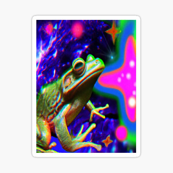 Psychedelic Toad Sticker