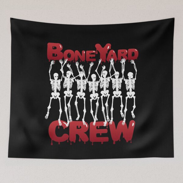 Item preview, Bone Yard Crew Skeleton Trick or Treat Funny Halloween  designed and sold by DPlumDesign.