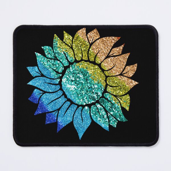Item preview, Rainbow Glitter SunFlower designed and sold by TrendyGlitter.